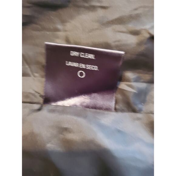 Covington Wool Blend Plaid Hooded Zip Up Coat Jacket Peacoat Gray White SM - Picture 7 of 7